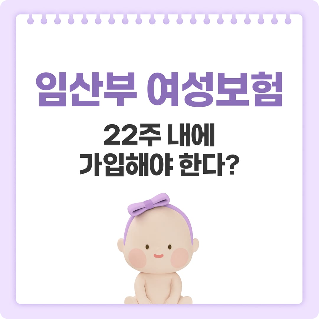 임산부 여성보험 가입가이드 — 임신 시기별 가입 전략 | 베이비빌리