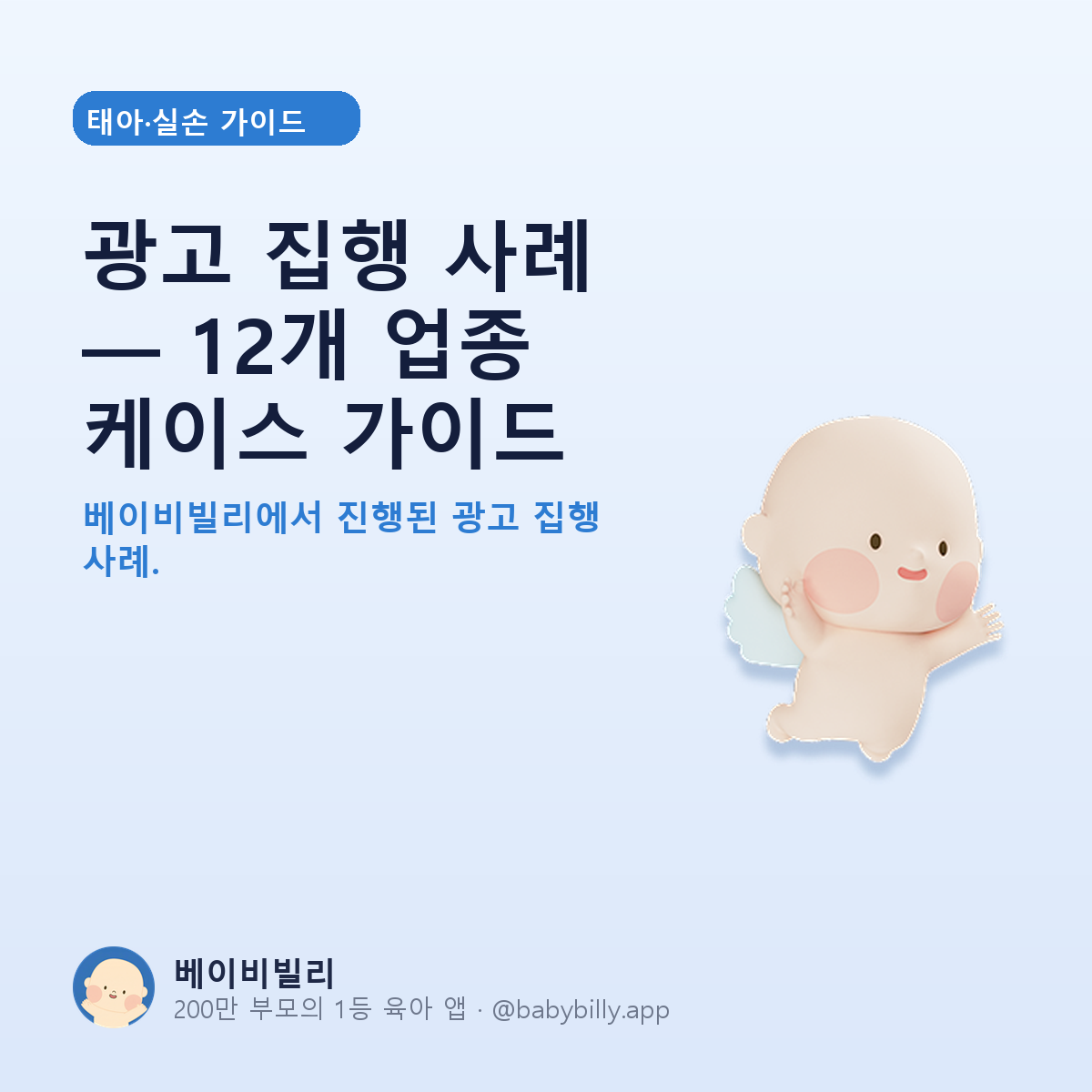 광고 집행 사례 — 12개 업종 케이스 가이드 - 베이비빌리 가이드
