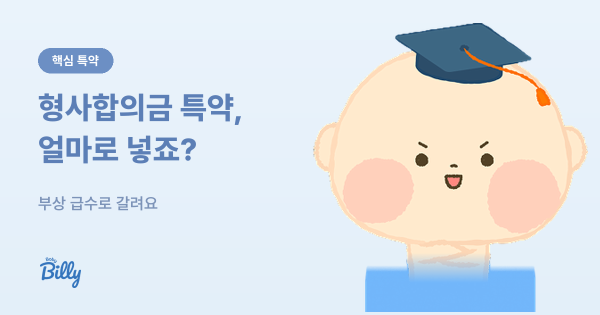 교통사고처리지원금 특약 - 가입금액과 지급 방식 - 베이비빌리 가이드