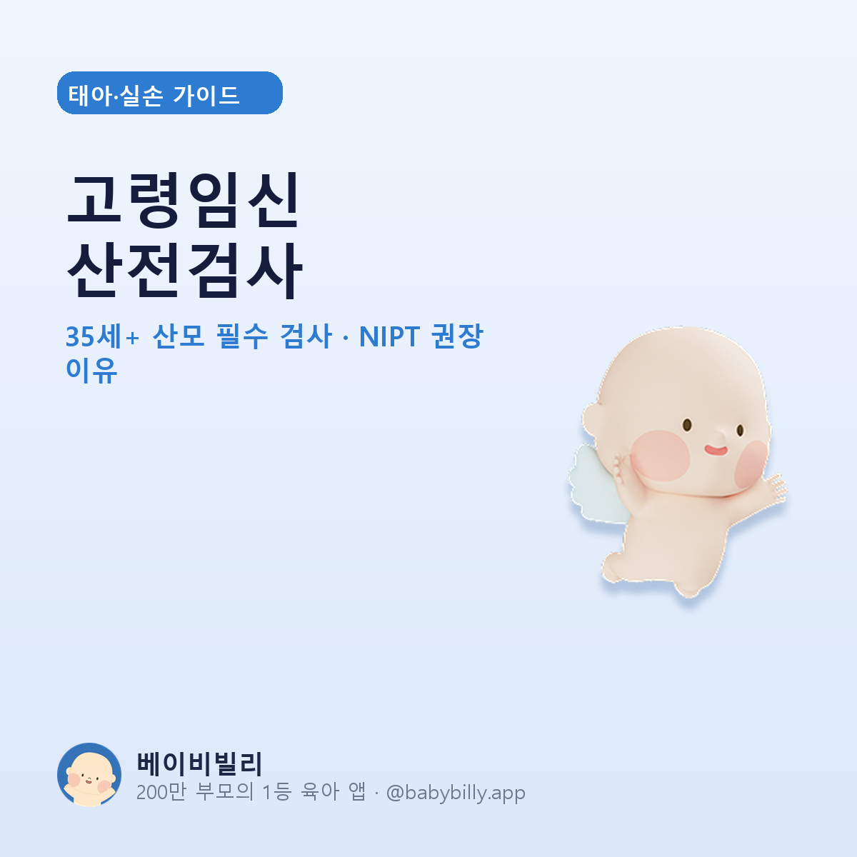 고령임신 산전검사 - 베이비빌리 가이드