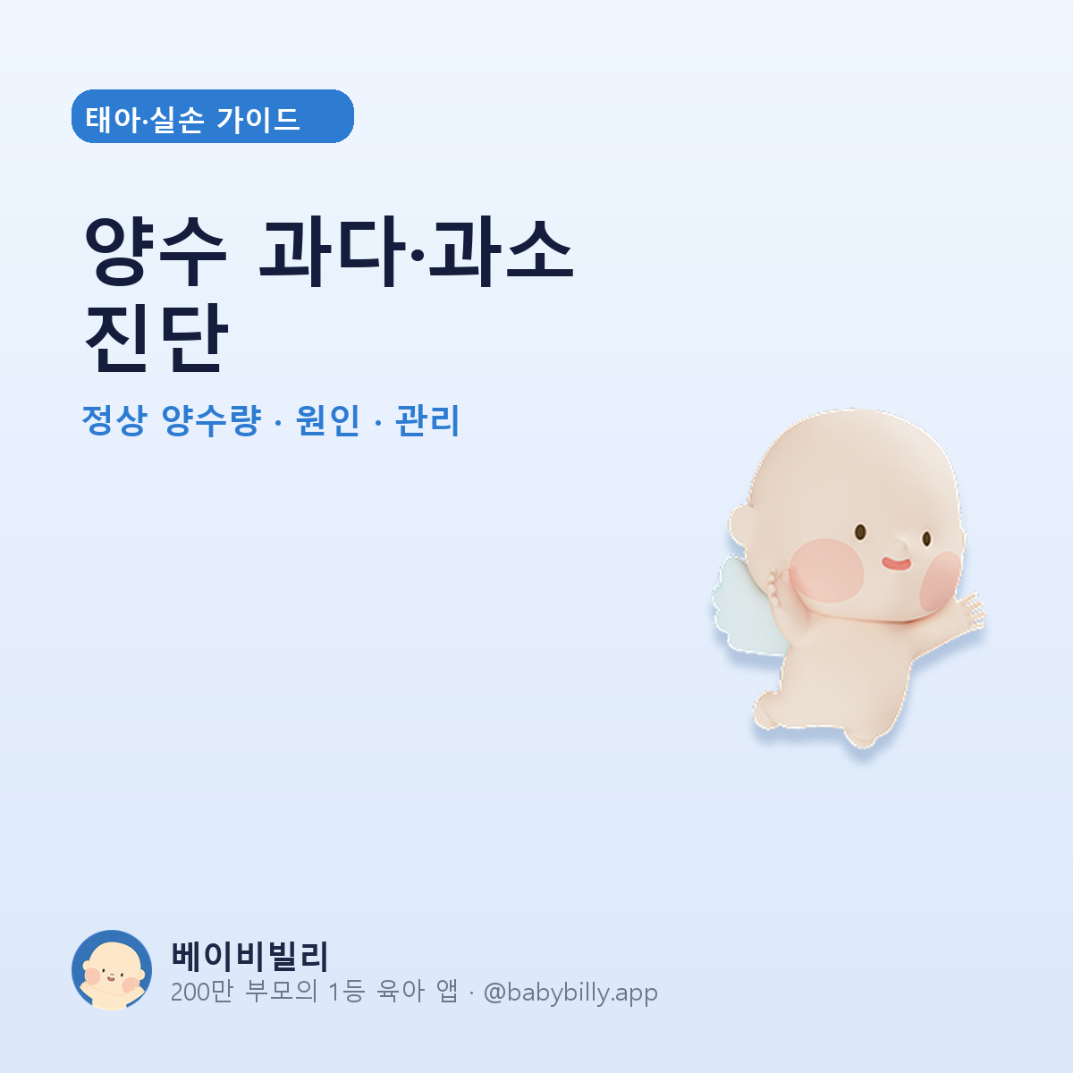 양수 과다·과소 진단 - 베이비빌리 가이드