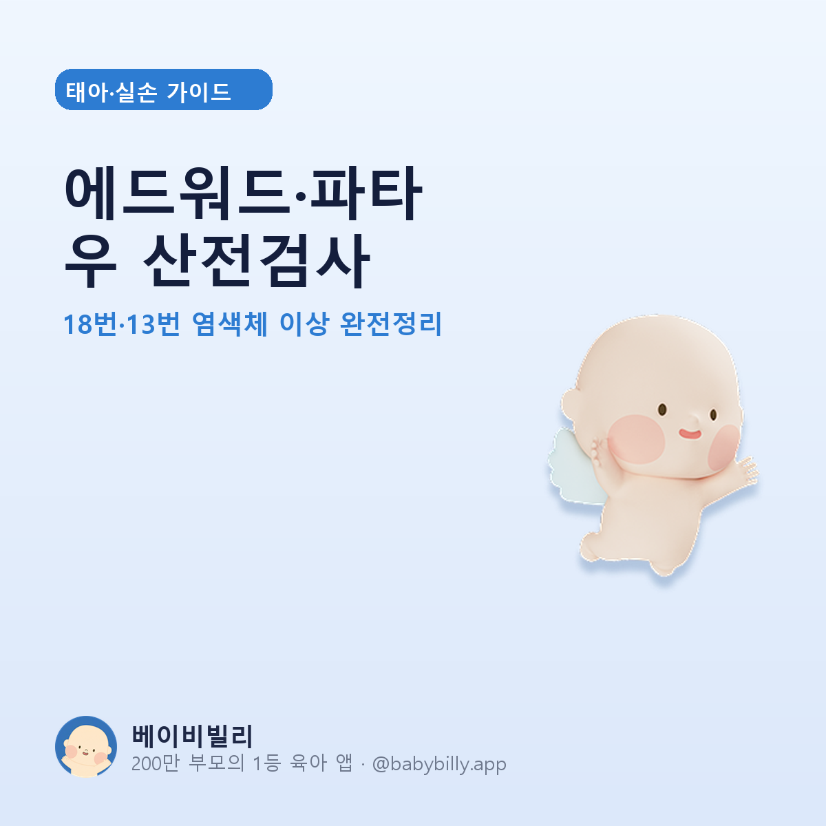에드워드·파타우 산전검사 - 베이비빌리 가이드