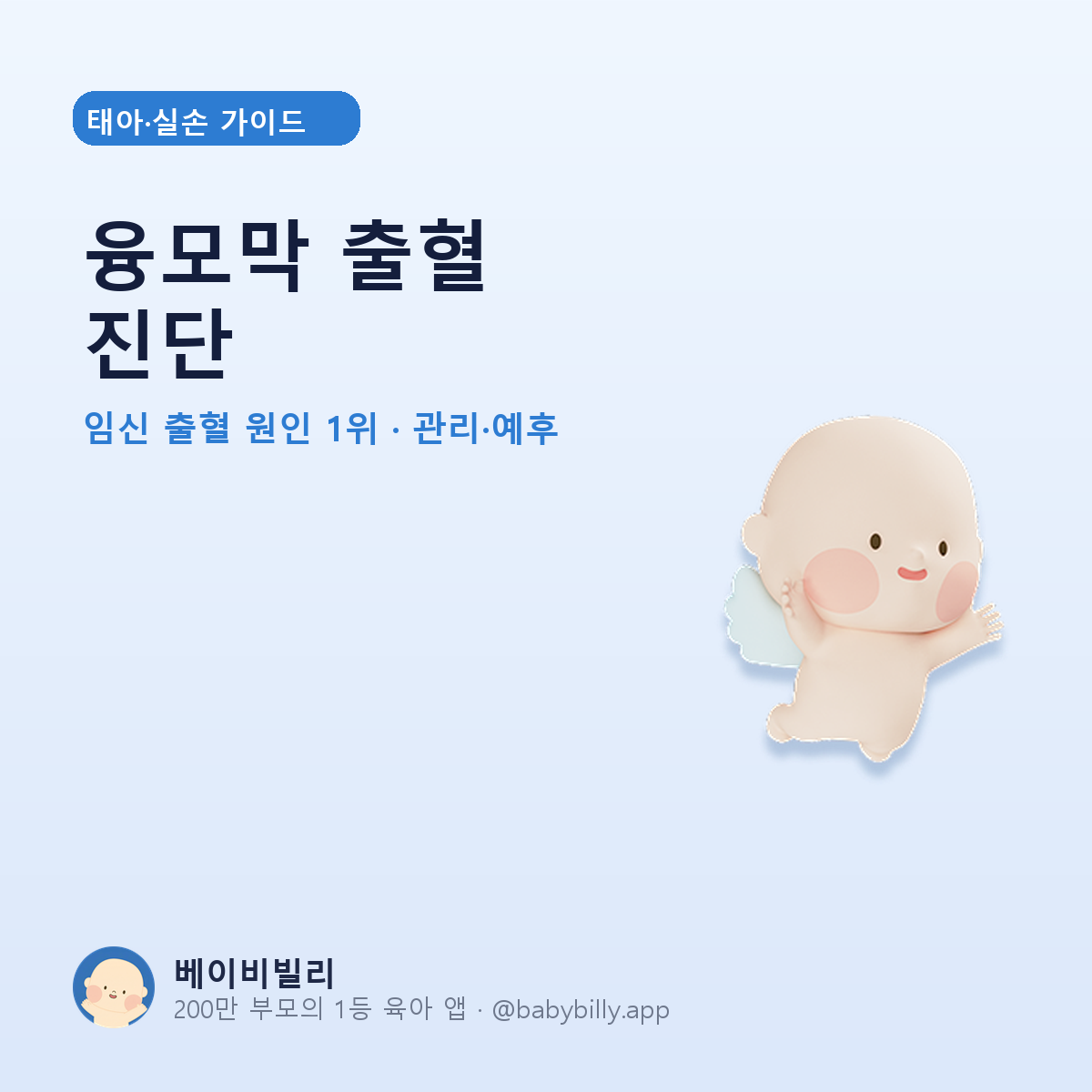 융모막 출혈 진단 - 베이비빌리 가이드