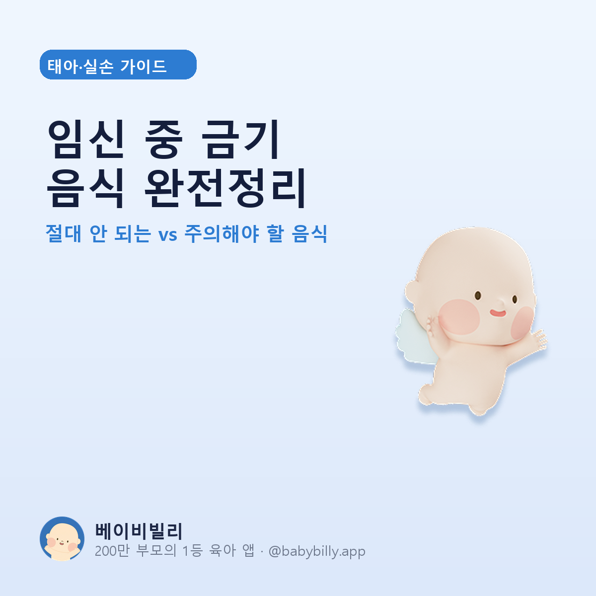 임신 중 금기 음식 완전정리 - 베이비빌리 가이드