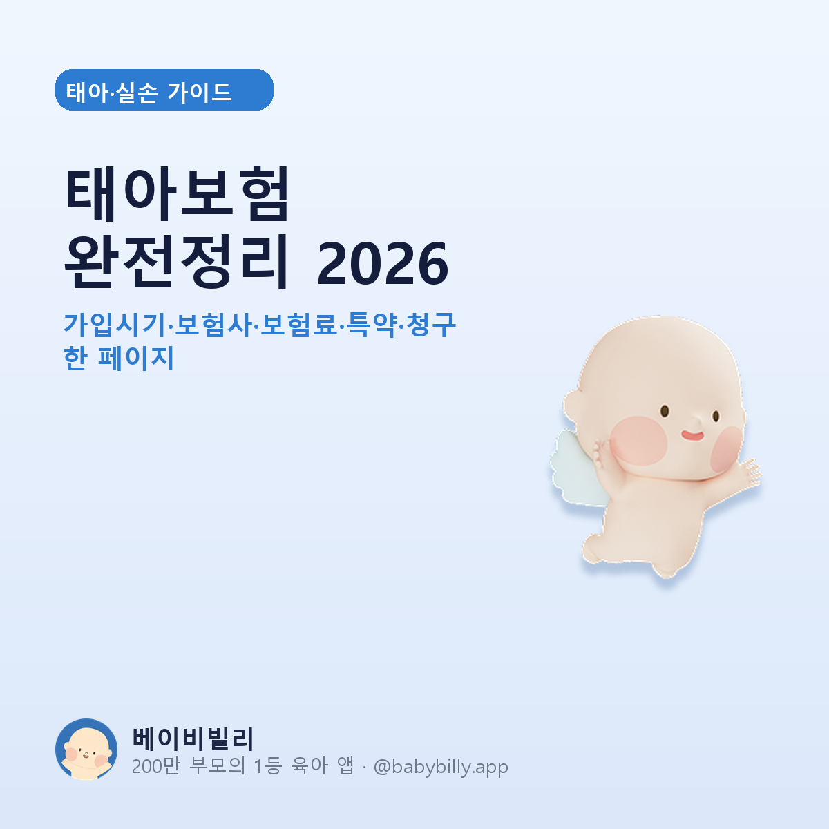 태아보험 완전정리 2026 - 베이비빌리 가이드