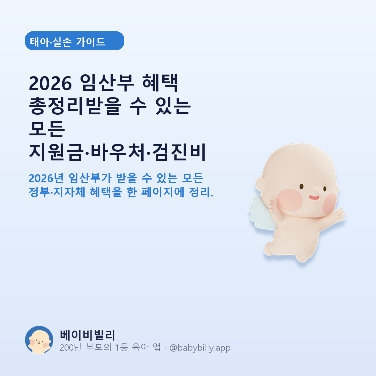 2026 임산부 혜택 총정리받을 수 있는 모든 지원금·바우처·검진비 - 베이비빌리 가이드
