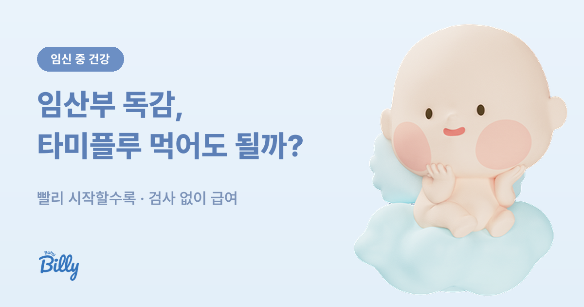 임산부 독감 타미플루 복용 기준 정리 - 베이비빌리 가이드