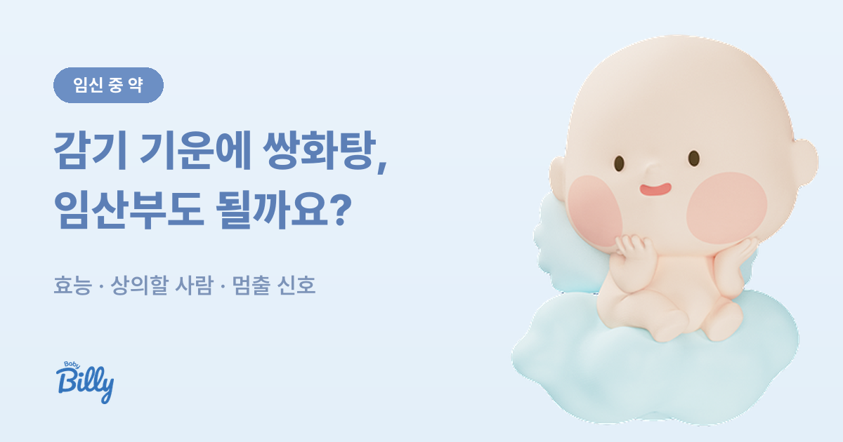 임산부 쌍화탕 효능과 복용 전 확인할 점 정리 - 베이비빌리 가이드
