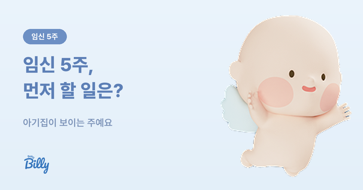 임신 5주 증상과 해야 할 일 - 베이비빌리 가이드