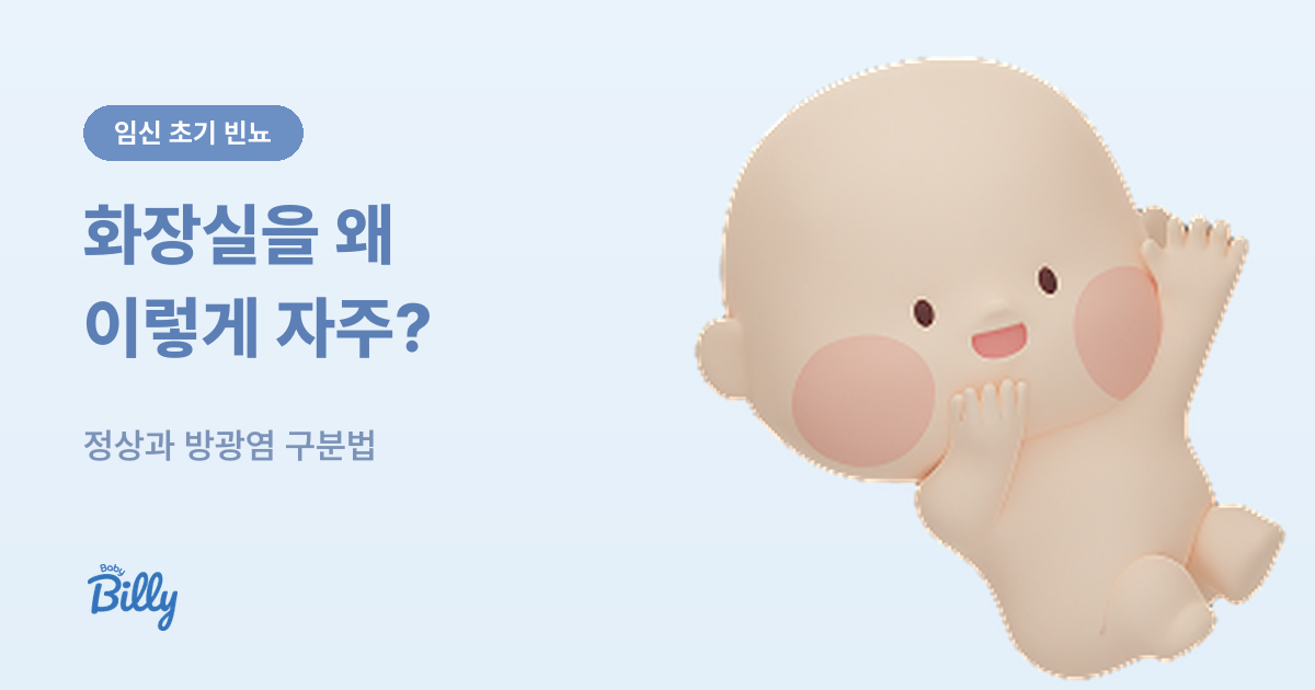 임신 초기 빈뇨와 소변 변화 - 방광염 구분 기준 - 베이비빌리 가이드