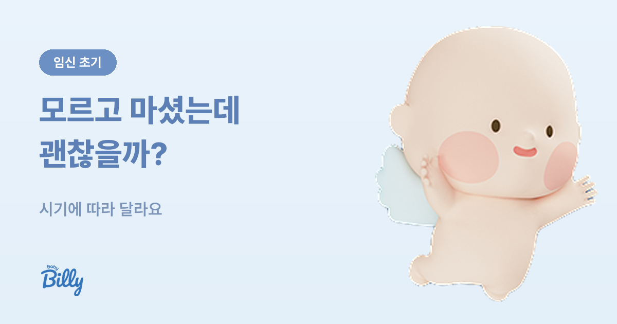 임신 초기 술과 약 복용 - 시기별 영향 - 베이비빌리 가이드