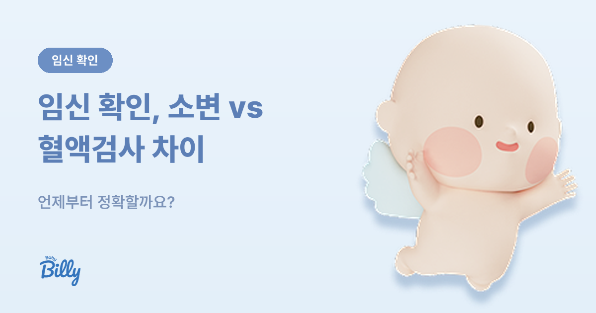 임신 확인 소변검사와 혈액검사 차이 - 시기와 정확도 - 베이비빌리 가이드