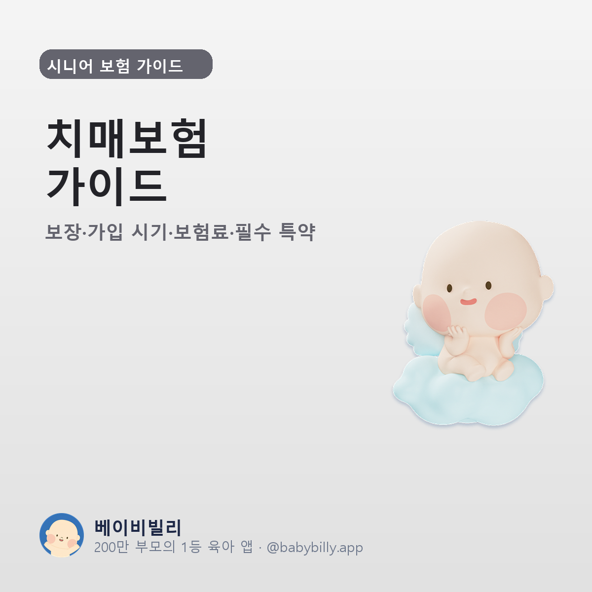 치매보험 가이드 - 베이비빌리 가이드